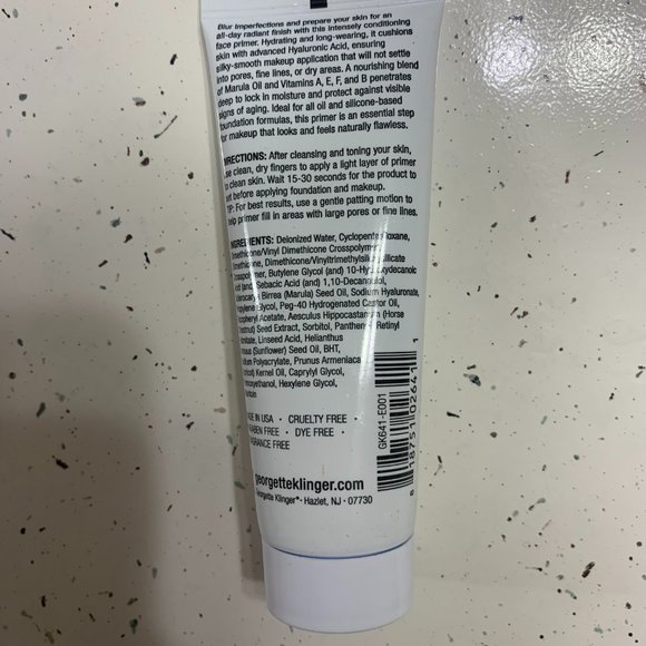 New! Georgette Klinger Marula Primer - All Skin Types - Picture 3 of 3